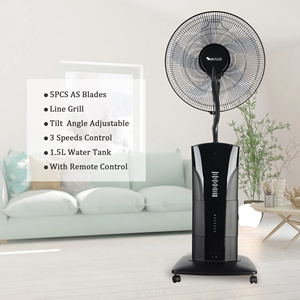 Vente chaude ventilateur d'humidificateur d'air refroidisseur d'air de haute qualité ventilateur électrique humidificateur debout ventilateur à grande vitesse avec eau à distance - Product Image 2
