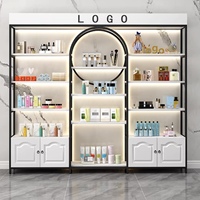 Étagère de Magasin de Cosmétiques Haut de Gamme zs, Présentoir de Gondole pour Centre Commercial, Rayonnage de Beauté