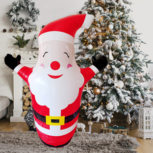 Halloween Christmas Inflatable Decorations Santa Snowman Ghost Pumpkin Yard Props PVC Outdoor Holiday Decor - Product Image 3