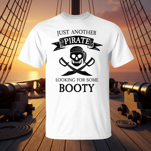 T-shirt pirate : Juste un autre pirate à la recherche de trésors – Design promotionnel - Product Image 3