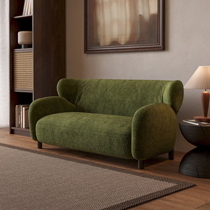 Fauteuil de loisirs design sirène moderne, écologique et durable, en tissu double, pour petit appartement, hôtel, villa, salon et chambre - Product Image 1