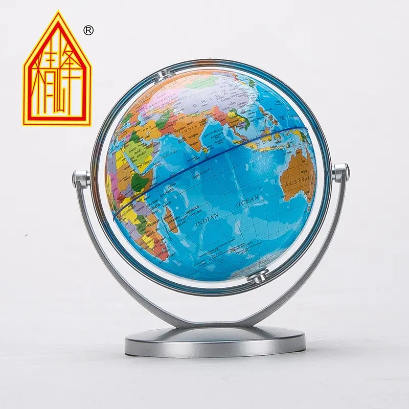 Mainan Pendidikan Dunia Bumi 20Cm, Mainan Pendidikan untuk Dekorasi Rumah Kantor, Miniatur Bantuan Anak-anak