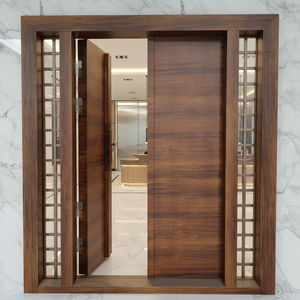 Porte OEM TekTop moderne avec système 'Porte dans une Porte' - Évite d'ouvrir toute la porte lourde, panneau de ventilation intégré, usage résidentiel et commercial - Product Image 1