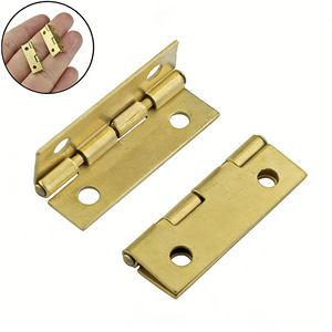Charnière Yuyao à 90 degrés, petite, 1 mm, en fer plaqué, pour boîte à bijoux, boîte en bois, armoire - Product Image 1