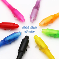 Stylo à encre invisible, marqueur magique, marqueur de sécurité pour enfants avec lumière UV pour fête d'anniversaire
