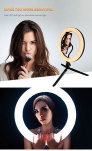 Aro de Luz Profesional Portátil para Fotografía, Iluminación de Alta Calidad para Transmisión en Vivo, Videojuegos y Fotografía, Ajustable - Product Image 3