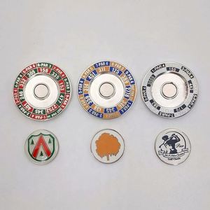 Conception personnalisée de marqueur de balle de golf en alliage de zinc magnétique de 40 mm avec design de pièce de monnaie 3D et logo personnalisé pour les clubs de golf - Product Image 4