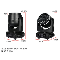Redsun Mini 19*15W RGBW LED Bee Eye Moving Head Licht mit DMX512-Steuerung für Bankett Party Hochzeit Disco