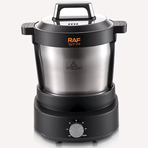 Hachoir à viande électrique 800W en acier inoxydable, capacité 6L, fonction de broyage, usage domestique - Product Image 1