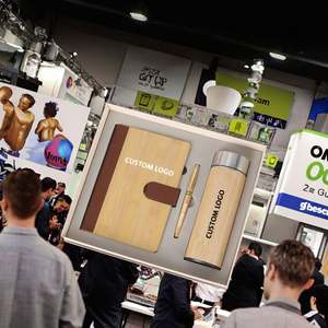 Ideas de Negocio 2023: Set de Regalo de Boda de Bambú con Logotipo Personalizado, Gran Venta, con Pequeña Inversión para la Educación - Product Image 3