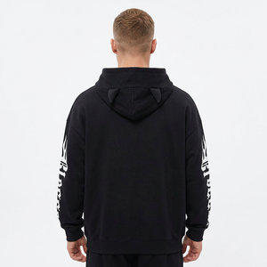 Sudadera con capucha para hombre, nueva, hecha en Pakistán, 100% algodón, transpirable, de secado rápido, para invierno, con cremallera, color negro, cómoda, al por mayor - Product Image 2