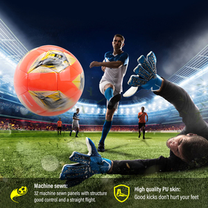High Quality PU Leather Soccer Ball <b>Machine</b> Sewn Size 5 Professional Training <b>Football</b> Factory Preferential Price Custom High - Product Image 4