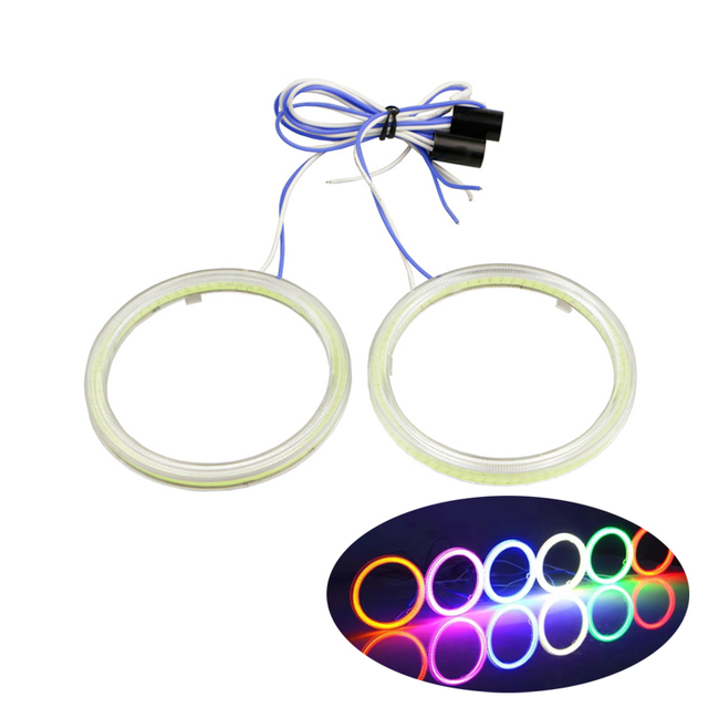 LED Ring Light Circle With Ballast Without Cover 40mm 50mm 60mm 70mm 80mm 90mm COB Angel Eye Aperture Daytime Running Light 12V