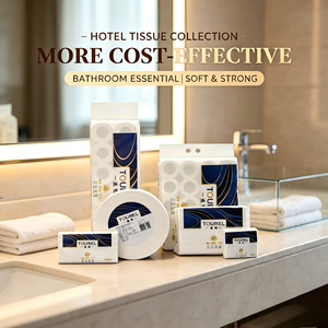 Papier toilette en rouleau <span class=keywords><strong>jumbo</strong></span> OEM, vente en gros, emballage personnalisé pour hôtels et usage commercial - Product Image 2