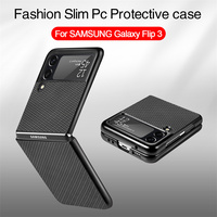 Casing pelindung ponsel, tahan guncangan, untuk Samsung Galaxy Z Flip, 6 lipat, 5, dapat dilipat, pelindung PC keras