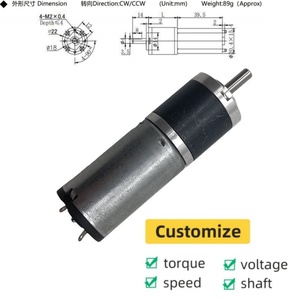 8V 12V 24V 22 mm <span class=keywords><strong>DC</strong></span>-Planetengetriebemotor Mini 190 <span class=keywords><strong>DC</strong></span>-Motoren mit Planetengetriebeuntersetzung, niedriger Drehzahl und hohem Drehmoment - Product Image 2