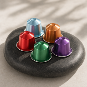 Capsules de matcha sans plastique Ocean Bound compatibles avec les machines Nespresso, dosettes de thé vert bio durables - Product Image 4