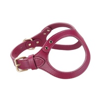 Ensemble harnais et collier pour chien, en cuir véritable, confortable, avec des rivets, personnalisé, pour tous les saisons, meilleures ventes,