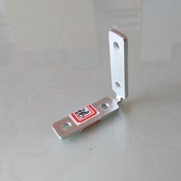 Support d'angle en L pour armoire, raccord de meuble, connecteur de cadre de porte et fenêtre en aluminium, support d'angle pour armoire