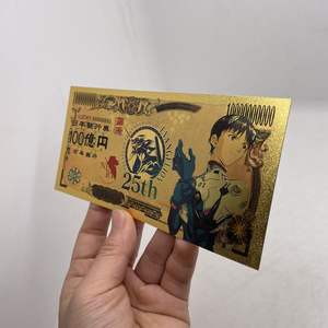 5 种类型日本卡通福音传道阿布卡·艾娃动漫金币 25 周年纪念纪念品礼品 - Product Image 2