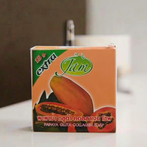 สบู่มะละกอสำหรับล้างหน้าของแท้65ก. จากประเทศไทยให้ความชุ่มชื้นในการทำความสะอาดผิวหน้ากระจ่างใสรูขุมขนสิว - Product Image 4