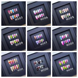 Ensemble de faux ongles extra longs en gros, plus de 50 designs simples, durables et personnalisables, protection d'ongles réutilisable, faux ongles personnalisés - Product Image 5