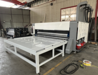 Nouvelle machine à rainurer semi-automatique d'impression de carton Maowei et boîte faisant la machine