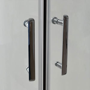 <span class=keywords><strong>Cabine</strong></span> de <span class=keywords><strong>douche</strong></span> coulissante en verre trempé <span class=keywords><strong>avec</strong></span> cadre en acier inoxydable pour hôtel - Product Image 5