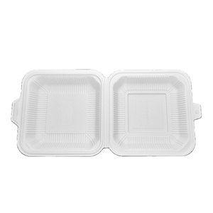 Biodegradable food container Food packaging folding box Disposable food storage container