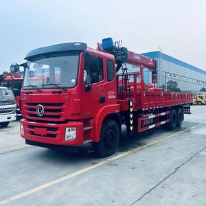 รถเครนติดตั้งบนรถบรรทุก Dongfeng 6X4 12 ตัน แบบบูมยืดไสลด์  รุ่นโรงงานดั้งเดิม  มีตัวเลือกพวงมาลัยซ้ายและขวา รถเครนเคลื่อนที่ - Product Image 2