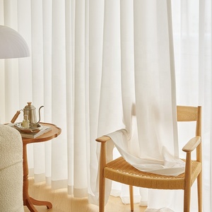 ZSTAR di lusso eco-Friendly pelle traspirante tessuto Voile famiglia di sicurezza automatico bianco tende trasparenti per <span class=keywords><strong>soggiorno</strong></span> - Product Image 3