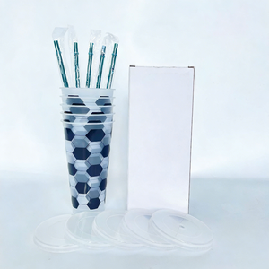 แก้วน้ำพลาสติก PP รูปทรงฟุตบอล ขนาด 710 มล. พร้อมหลอดดูด เป็นมิตรกับสิ่งแวดล้อม ทนทาน ดีไซน์สปอร์ต - Product Image 4