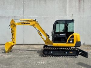 Excavatrices sur chenilles Komatsu PC56 d'occasion, Komatsu 56 d'occasion d'origine japonaise, matériel de terrassement Komatsu 56 d'occasion - Product Image 4