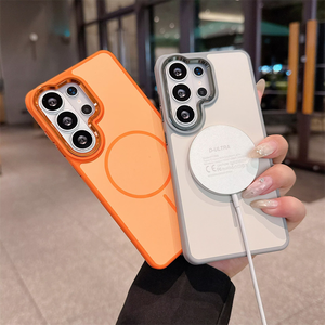 เคสโทรศัพท์มือถือกันกระแทก TPU+PU ระดับพรีเมียมสำหรับ Samsung Galaxy A17 A37 A57 เคสแม่เหล็กไร้สายสำหรับ Samsung S26 Ultra S25 S24 - Product Image 4