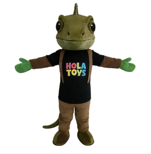 Disfraces <span class=keywords><strong>de</strong></span> Mascota <span class=keywords><strong>de</strong></span> Personajes <span class=keywords><strong>de</strong></span> Dibujos Animados en 3D Personalizados Profesionales Hola/Disfraces <span class=keywords><strong>de</strong></span> Camaleón para Adultos - Product Image 1