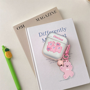 เคสนิ่มใสลายหมีน่ารักสำหรับ airpods 1 2 Pro 3เคสป้องกันลายหัวใจ - Product Image 1