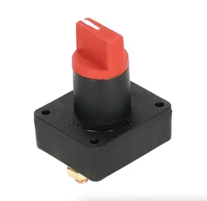 12V 24V Battery Isolator Switch Disconnect Power Cut Off Battery Switch for Marine Boat Motorcycle Battery Box