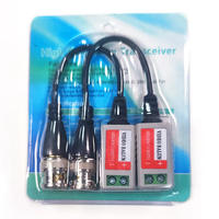 Accessoires CCTV : Balun vidéo HD passif 8MP avec protection anti-éclairs, entrée 220V, sortie unique pour AHD/CVI/TVI