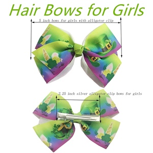 Nuevos juegos de lazos para niños <span class=keywords><strong>JoJo</strong></span> Siwa, banda para el cabello, lazo para el cabello para bebés, pinzas para el cabello para niños, accesorios - Product Image 4