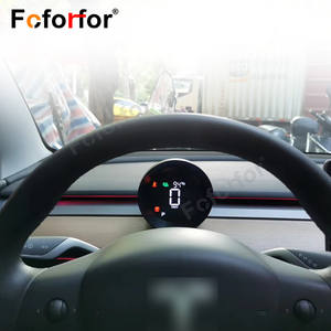 Mini groupe numérique pour <span class=keywords><strong>Tesla</strong></span> modèle <span class=keywords><strong>3</strong></span>/Y Mini LCD tableau de bord tableau de bord compteur de vitesse lecteur de <span class=keywords><strong>cockpit</strong></span> - Product Image 4