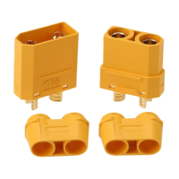 Paire de connecteurs XT90-F XT90-M (mâle/femelle), prise et douille haute puissance 40A-90A pour la connexion de la batterie, de l'ESC et du moteur dans les modèles RC