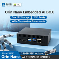 Caja de IA Industrial PLink NVIDIA Jetson Orin Nano de Alta Calidad, 8GB, 117 TOPS, con SSD de 256GB para Monitoreo de Energía Renovable