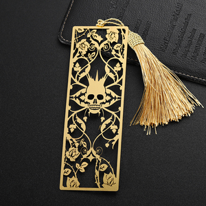 Marcadores de página promocionais, <span class=keywords><strong>design</strong></span> exclusivo, <span class=keywords><strong>design</strong></span> personalizado, 2d oco, borla, corte, <span class=keywords><strong>metal</strong></span>, latão, marcadores de livro