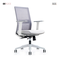 Chaises de bureau à dossier bas pour ordinateur, petite chaise permettant de gagner de l'espace, siège de bureau