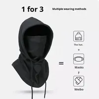 Cagoule polaire thermique de haute qualité pour cyclisme et moto, style capuche intégrale, vente en gros