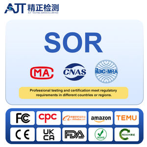 전문 CPSIA 준수 CCPSA 안전 지침 CA65 ISO8124 산업용 테스트 서비스 SOR 인증 - Product Image 1
