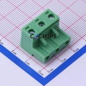 KF2EDGK-7.62-3P Plug-in Terminal Block P=7.62mm Connector ( Connector Type: Plug )( Construction: 1x3P )( Pitch: 7.62mm ) - Product Image 1