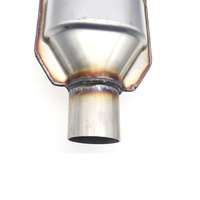 Convertisseur catalytique universel plat pour réparation automobile, substrat interne, haut débit, Euro5 Euro4, 300cpsi 400cpsi, catalyseur céramique plat