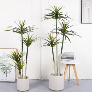 Bonsái Artificial de Dracaena Fragrans de 1.3m, 1.5m, 1.8m de Altura, Simulación Realista, Árbol Decorativo de Interior, Adorno de Suelo, Decoración para Bodas y Hogar - Product Image 3