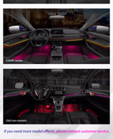 Bande lumineuse LED décorative d'ambiance pour voiture Symphony, compatible avec 99% des véhicules, éclairage d'ambiance pour voiture Symphony Streamer